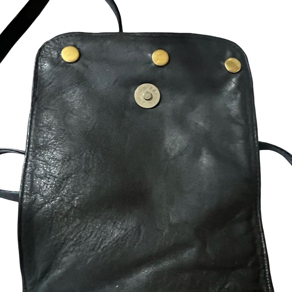 Vintage Raw Amethyst Crystal Copa Collection Black Leather Purse - Picture 6 of 9